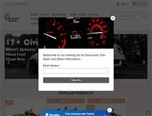 Tablet Screenshot of garageline.com